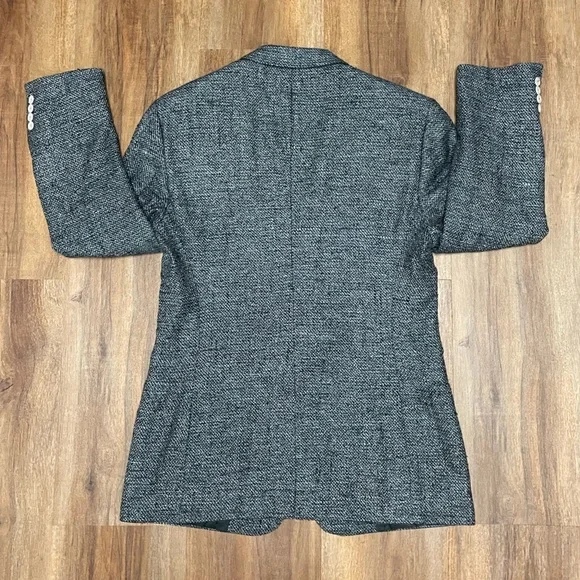 Christian Dior Men’s Tweed Blazer light blue, cream, black Tailored Vintage - Picture 15 of 16